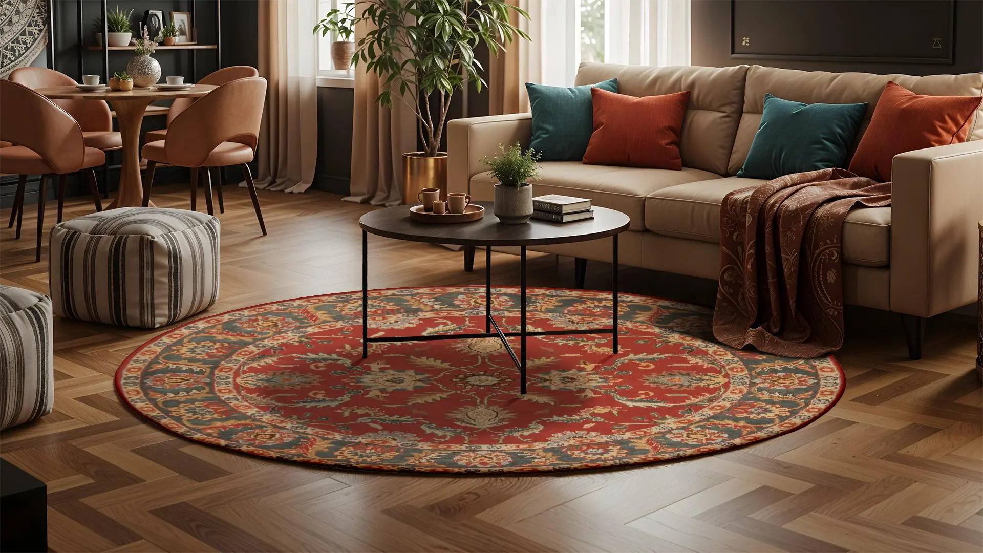 Round Carpet And Rugs