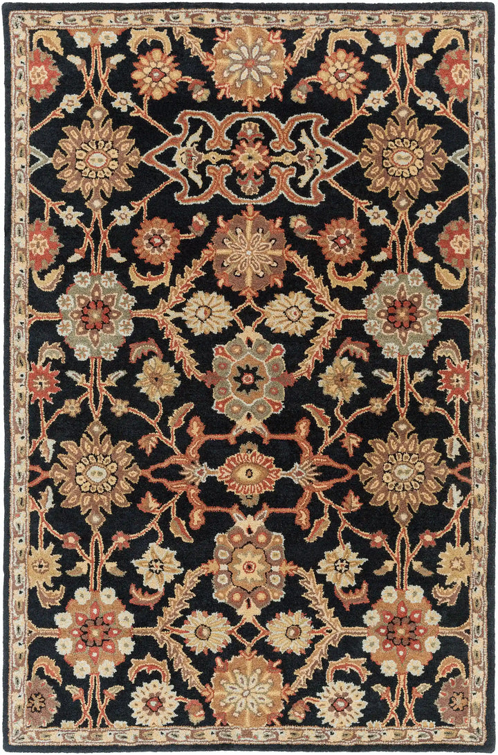 Hand Tufted Middleton Black and Sage Wool Rug