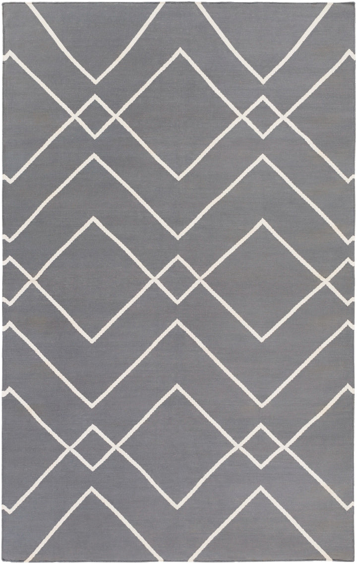 Handwoven Atrium Gray Cotton Rug