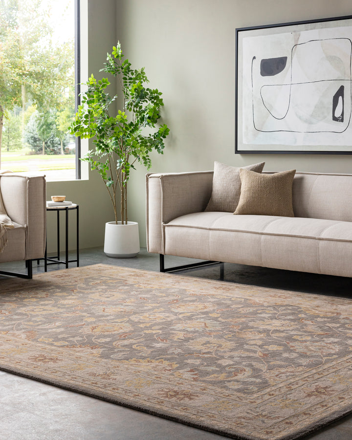 Hand Tufted Floral Comfort Elegant Wool Area Rug