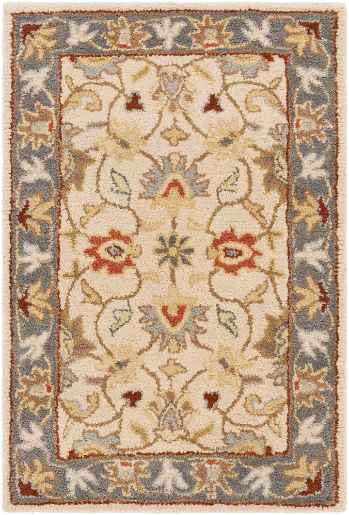 Hand Tufted Caesar Yellow Wool Rug