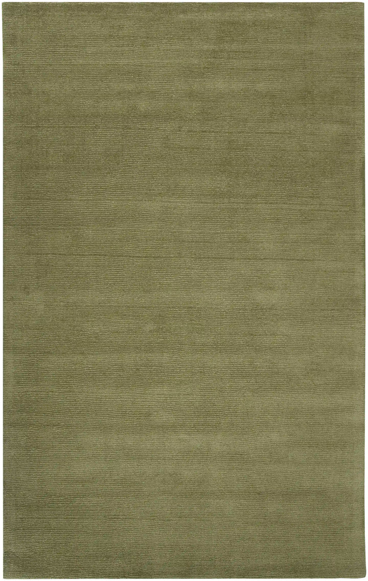 Hand Loomed Mystique Green Wool Rug