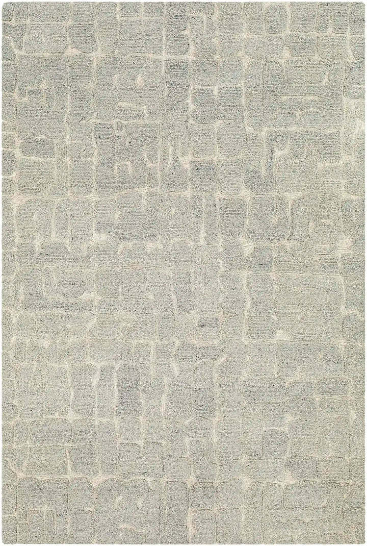 Hand Tufted Madelyn Gray and Beige Wool Rug
