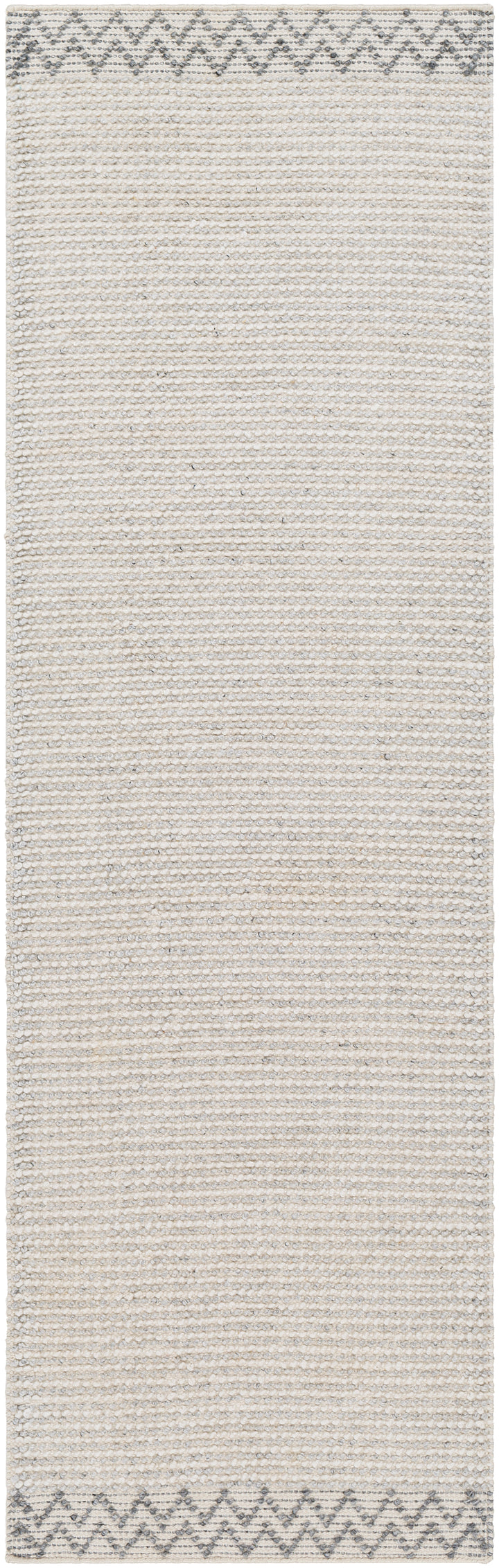 Reika Hand Woven Beige and Gray Recycled PET Yarn Rug