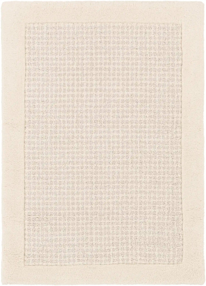 Hand Tufted Siena Cream and Gray Wool Rug
