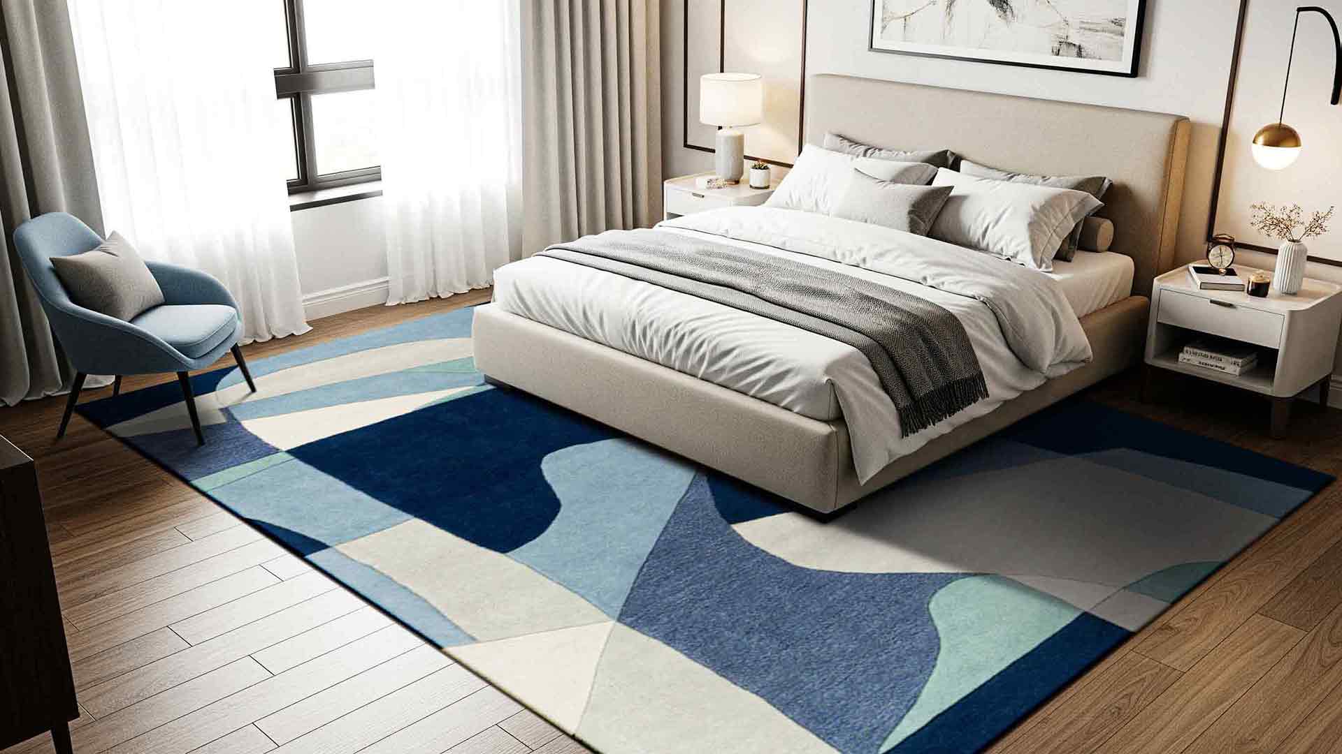 10 Genius Ways to Position an Area Rug in a Bedroom for a Cozy Look