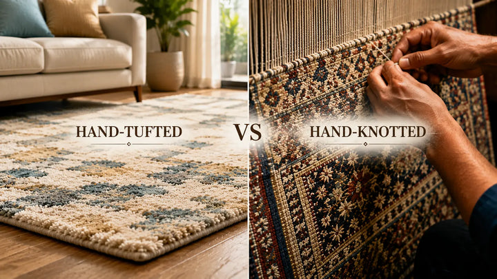 Hand-Tufted vs Hand-Knotted Rugs: Which One Should You Buy?
