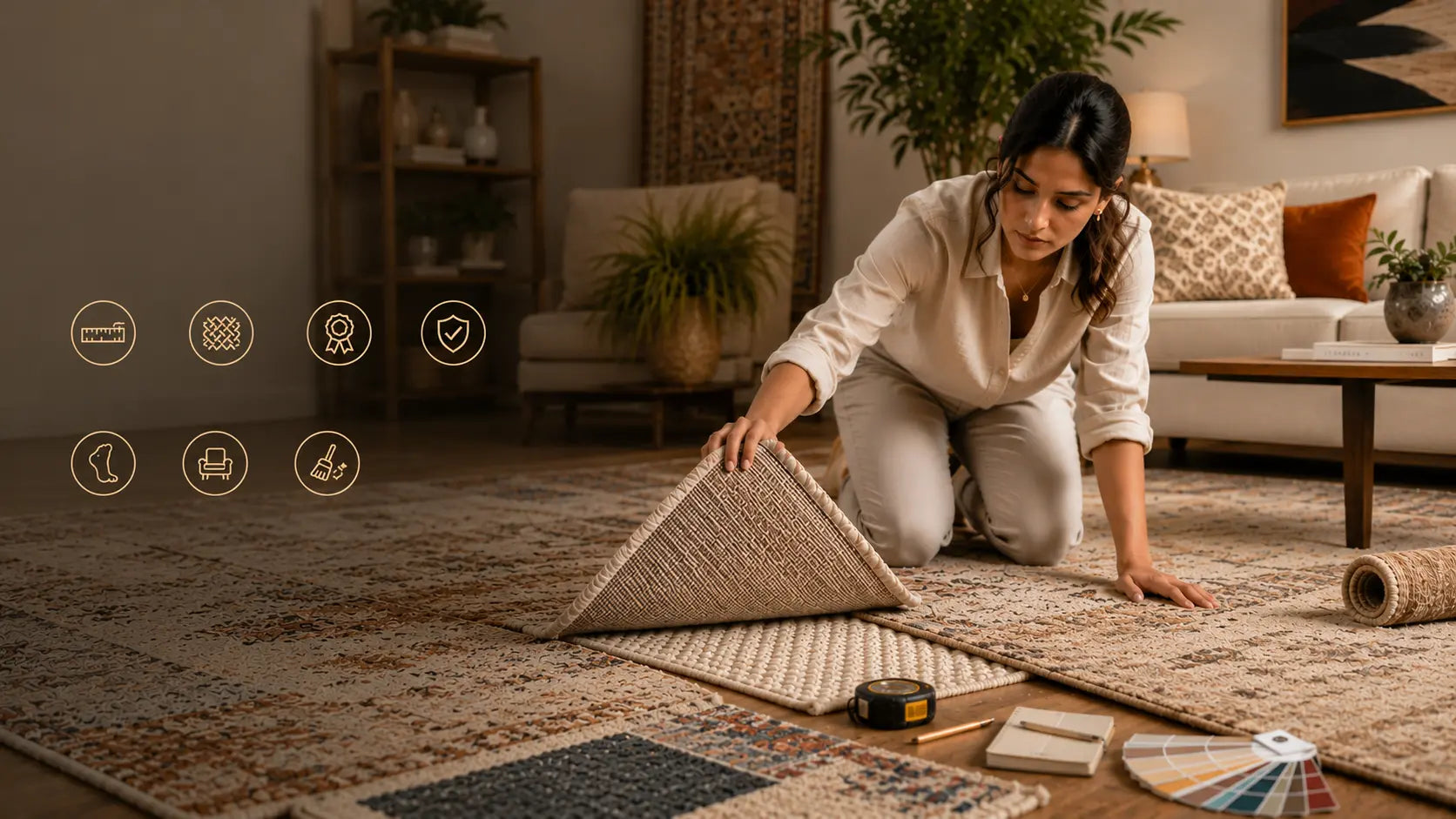 Best Rugs for Small Spaces That Make Rooms Look Bigger | Space-Saving Rug Ideas