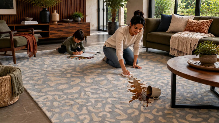 Easy-to-Clean Rugs for Busy Households