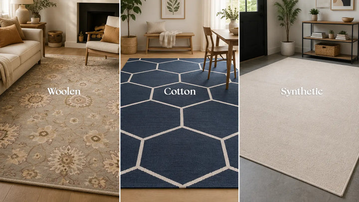 Which Rug Material is Best? Wool vs Cotton vs Synthetic Rugs Guide