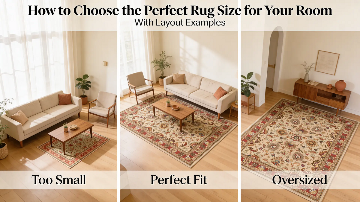 How to Choose the Perfect Rug Size for any Room Expert Tips