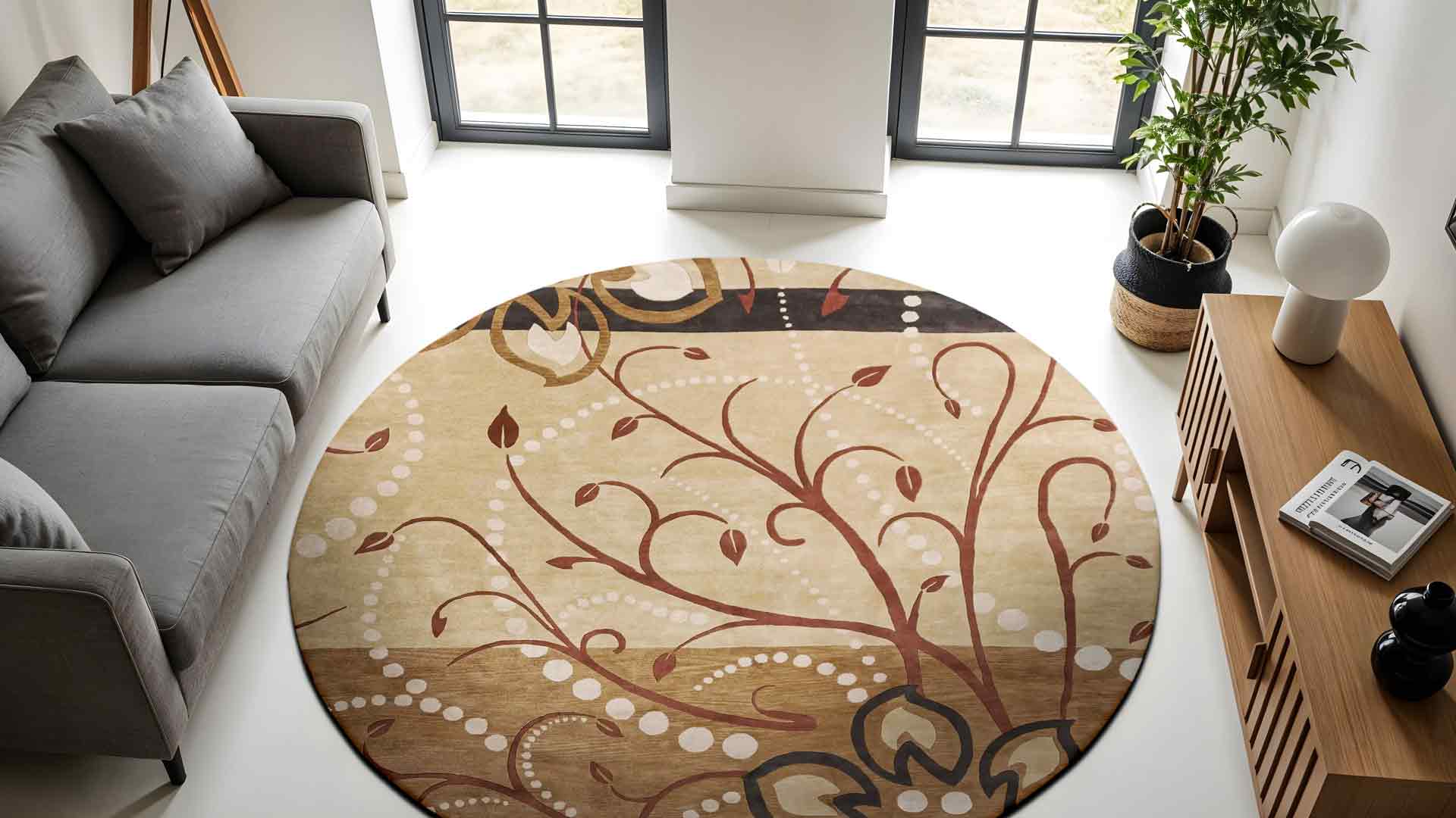 Style Spotlight: Round Rugs for Perfect Comfort and Design