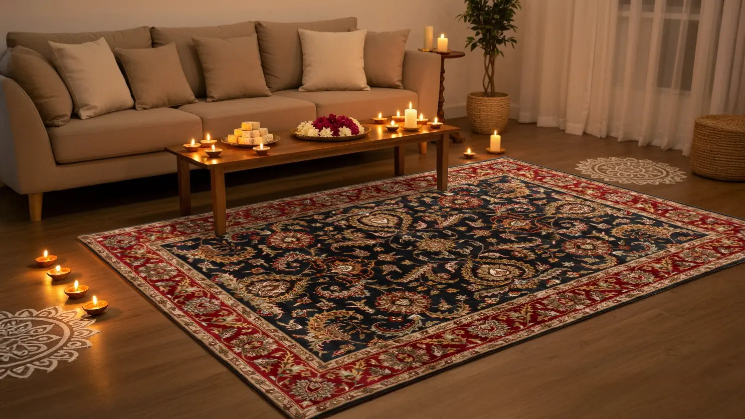Diwali Decor Guide: Festive Styling with Surya Living Rugs
