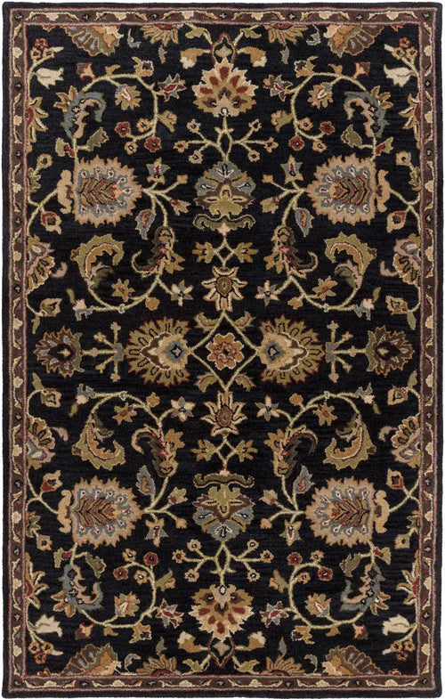 Hand-Tufted Middleton Dark Brown Wool Rug