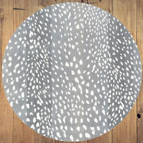 Hand-Tufted Athena Gray and Cream Wool Rug