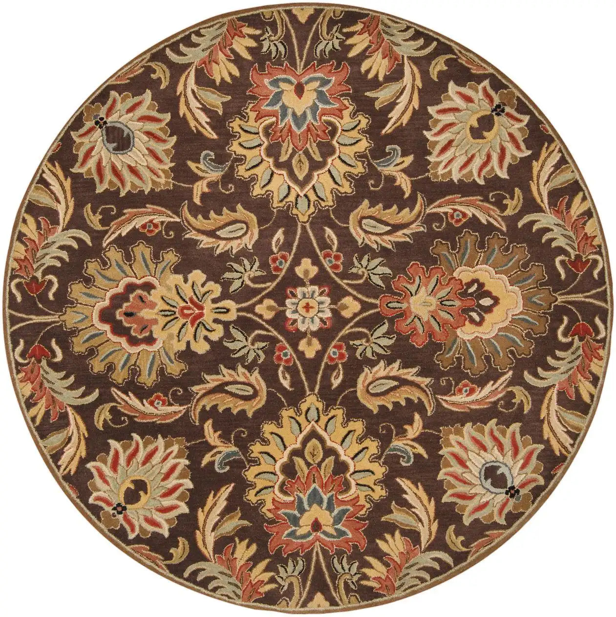 Hand Tufted Caesar Floral Wool Rug