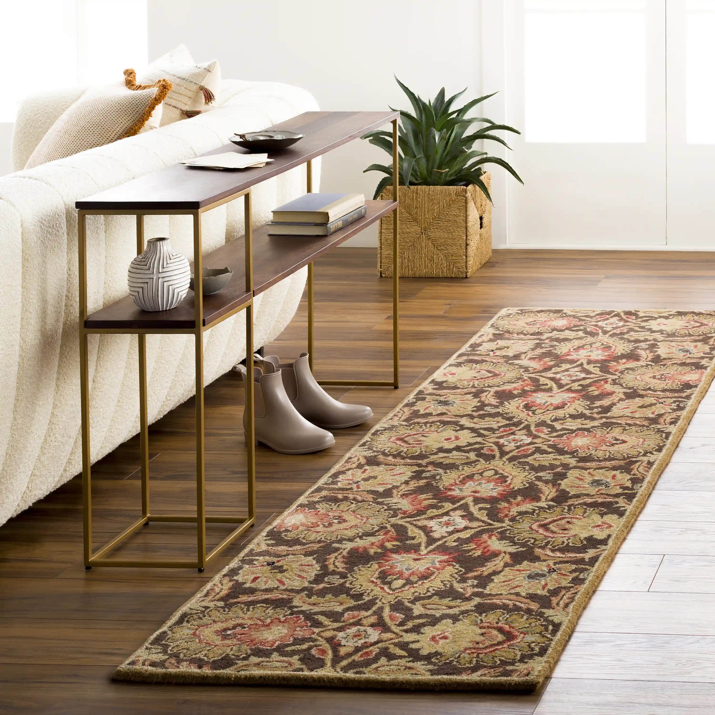 Hand Tufted Caesar Floral Wool Rug