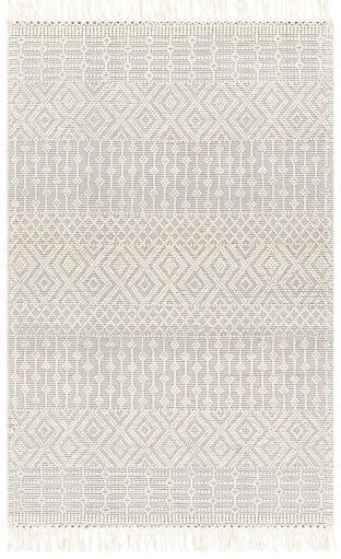 Hand-Woven Casa DeCampo Ivory Wool Rug