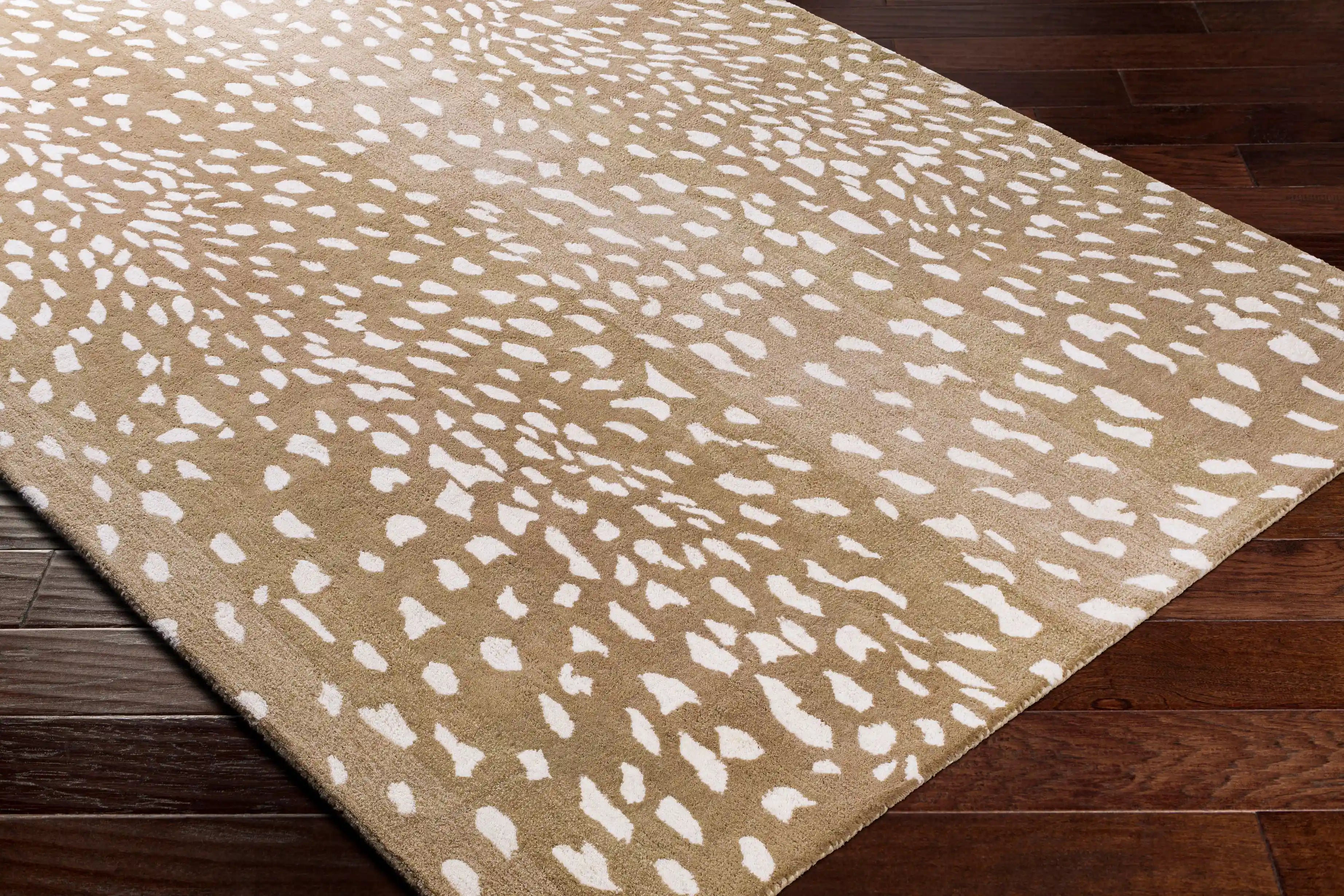 Hand Tufted Athena Brown Wool Rug