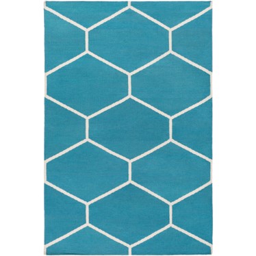 Handwoven Atrium Denim Cotton Rug