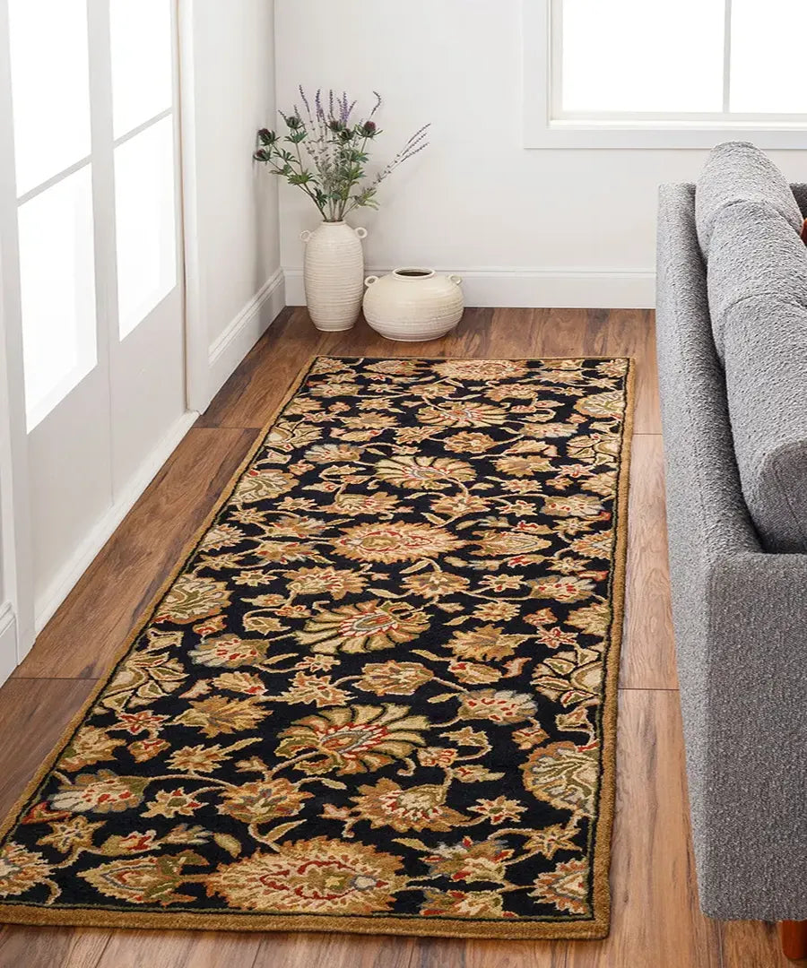 Hand-Tufted Caesar Floral Multicolor Wool Rug