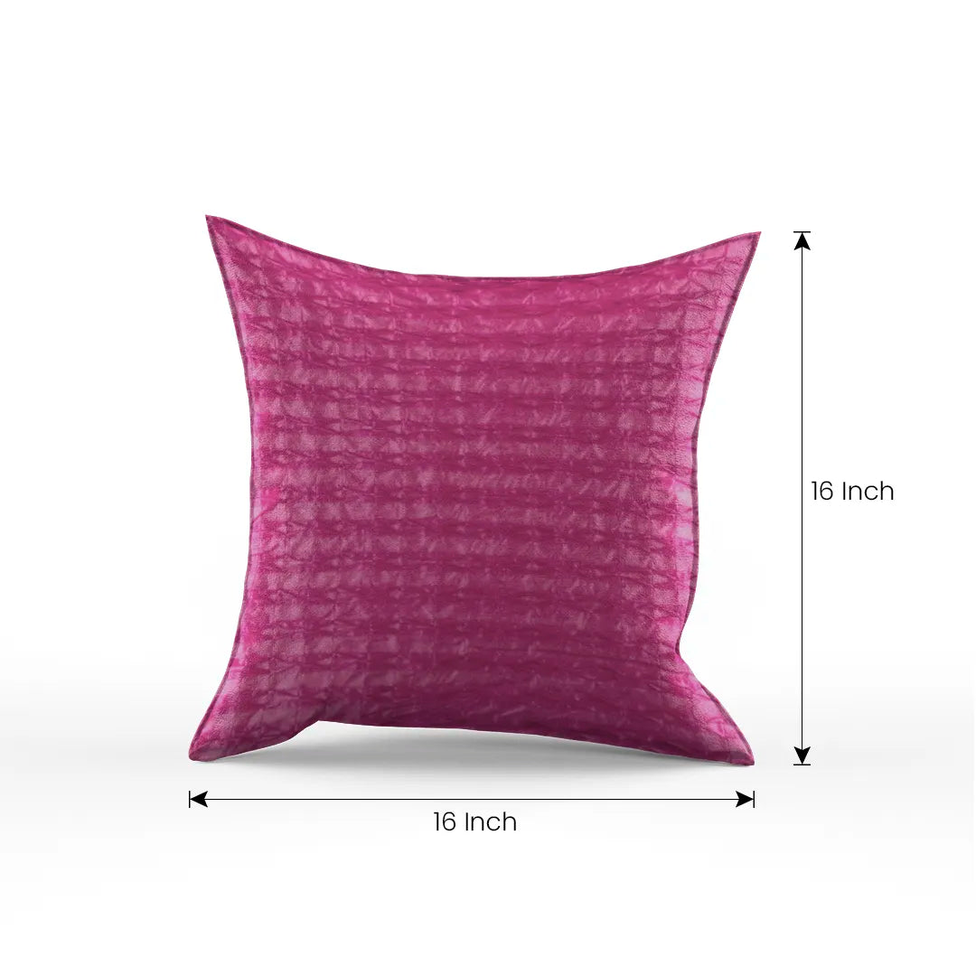 LuxeLife Rutledge Pillow Cover - Elegant Plum Woven Polyester