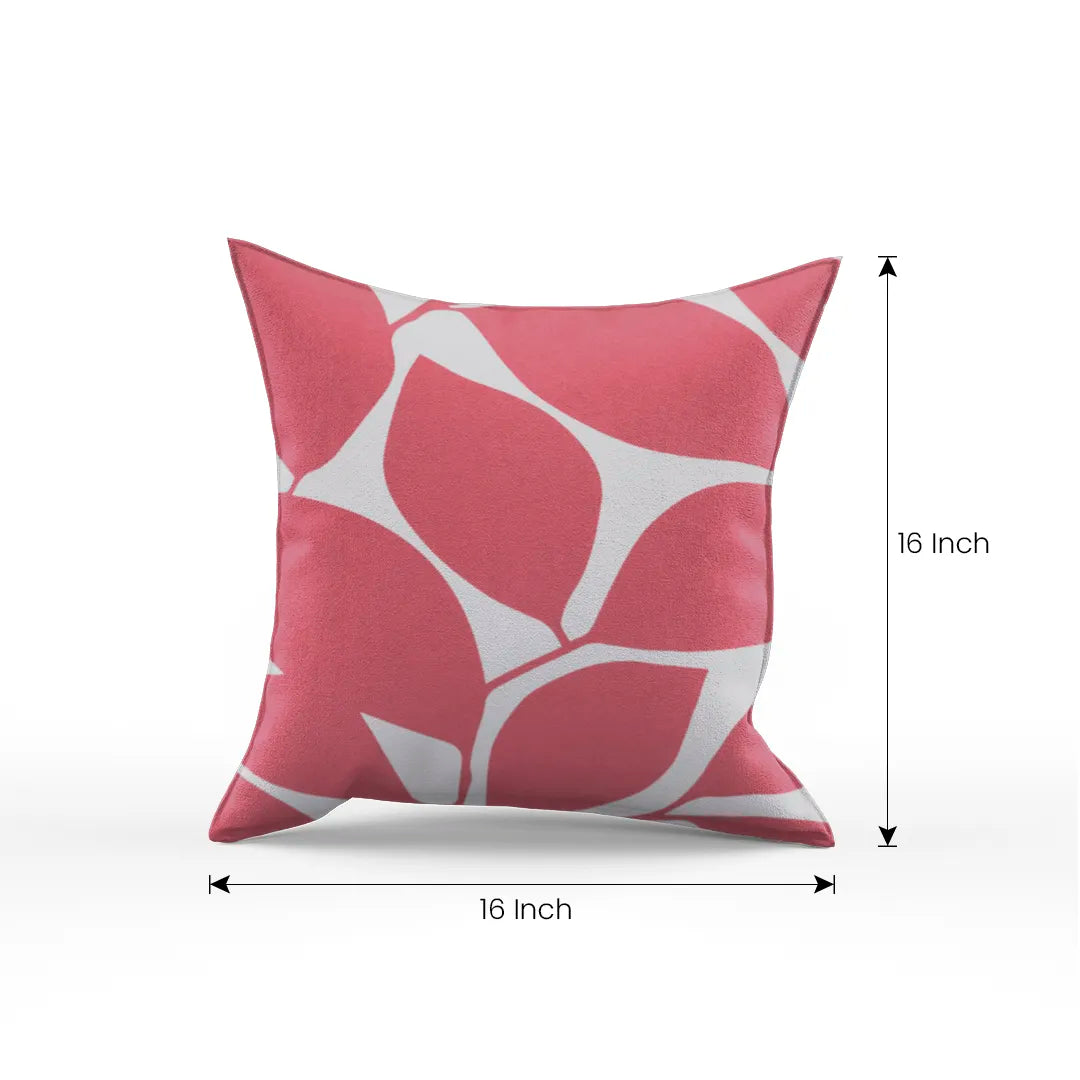 Somerset Cotton Pink and Light Gray Pillow Cover