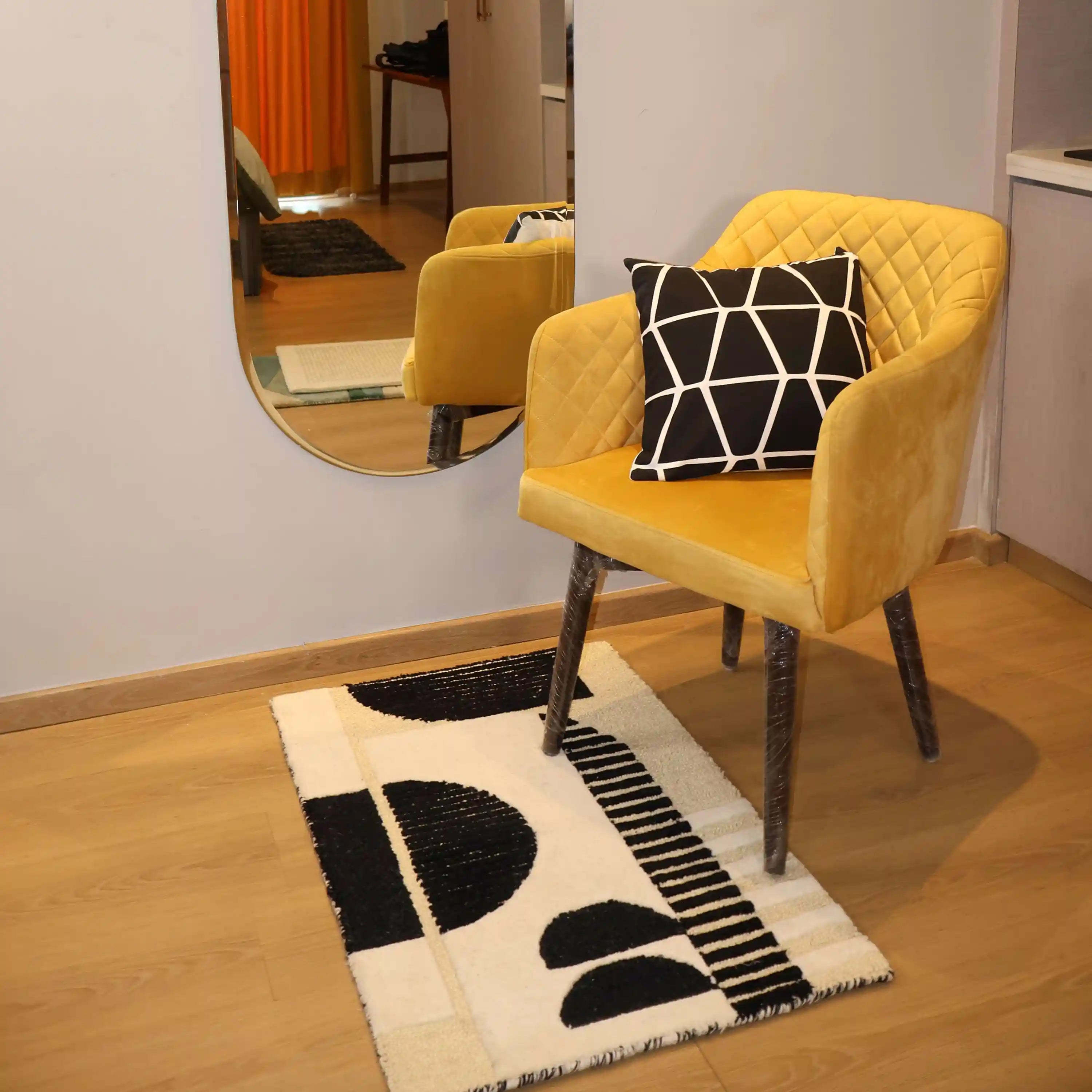 Hand Tufted Brooklyn Geometric Wool Rug