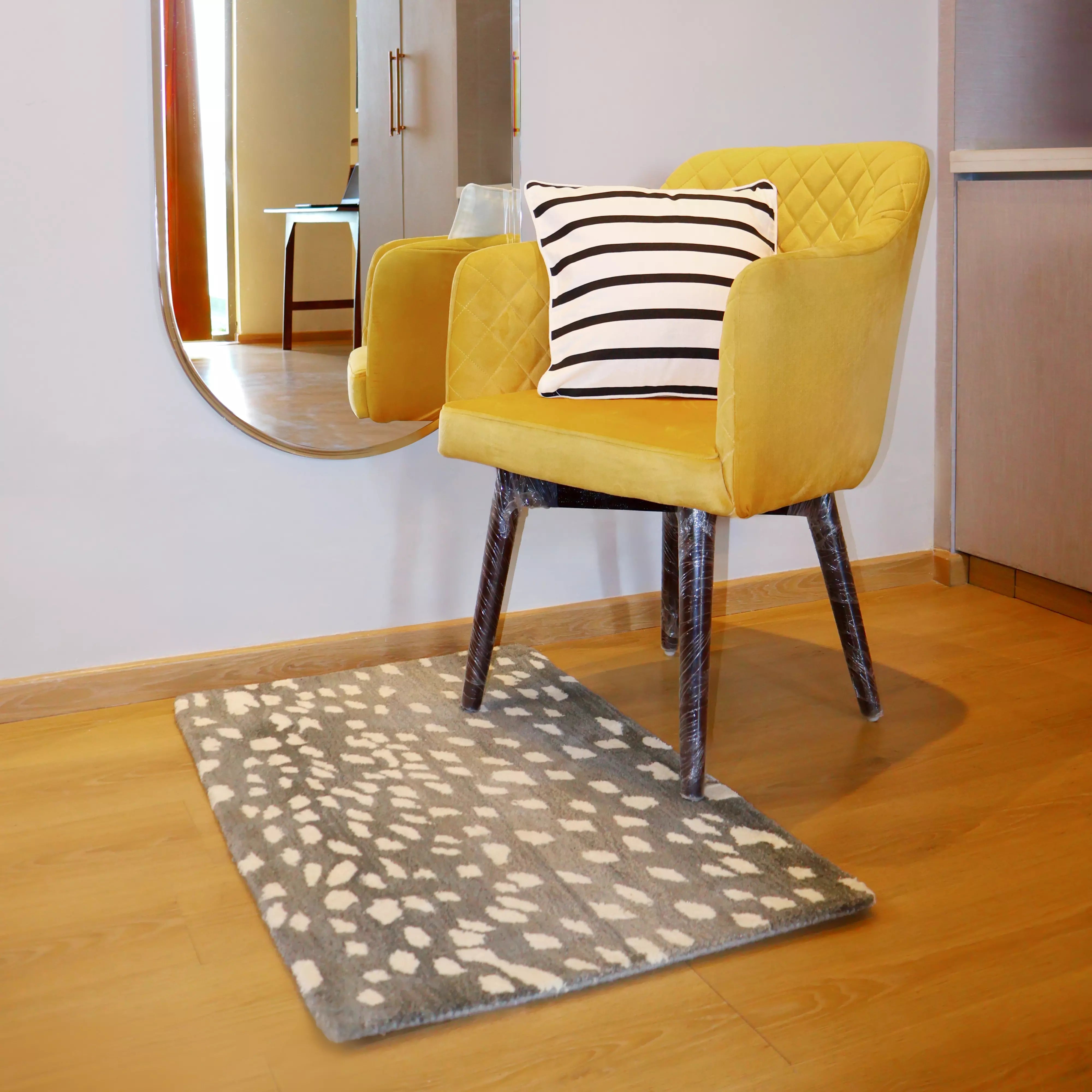 Glyph Cotton Ivory & Black Stripes Pillow Cover