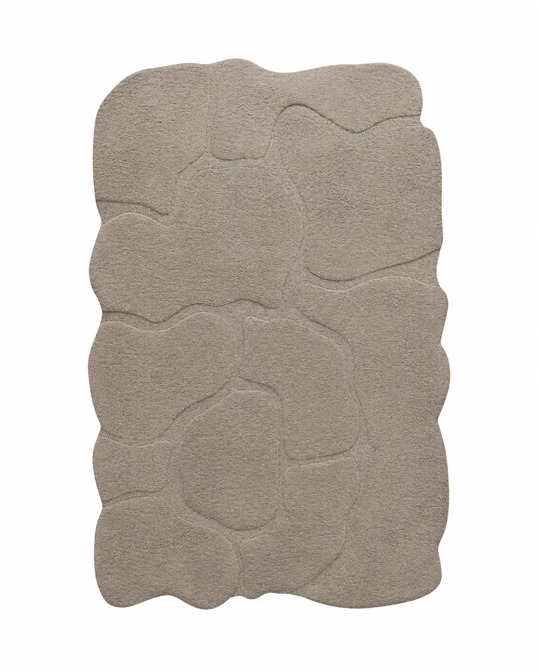 Hand Tufted Wool Viscose Ivory Area Rug
