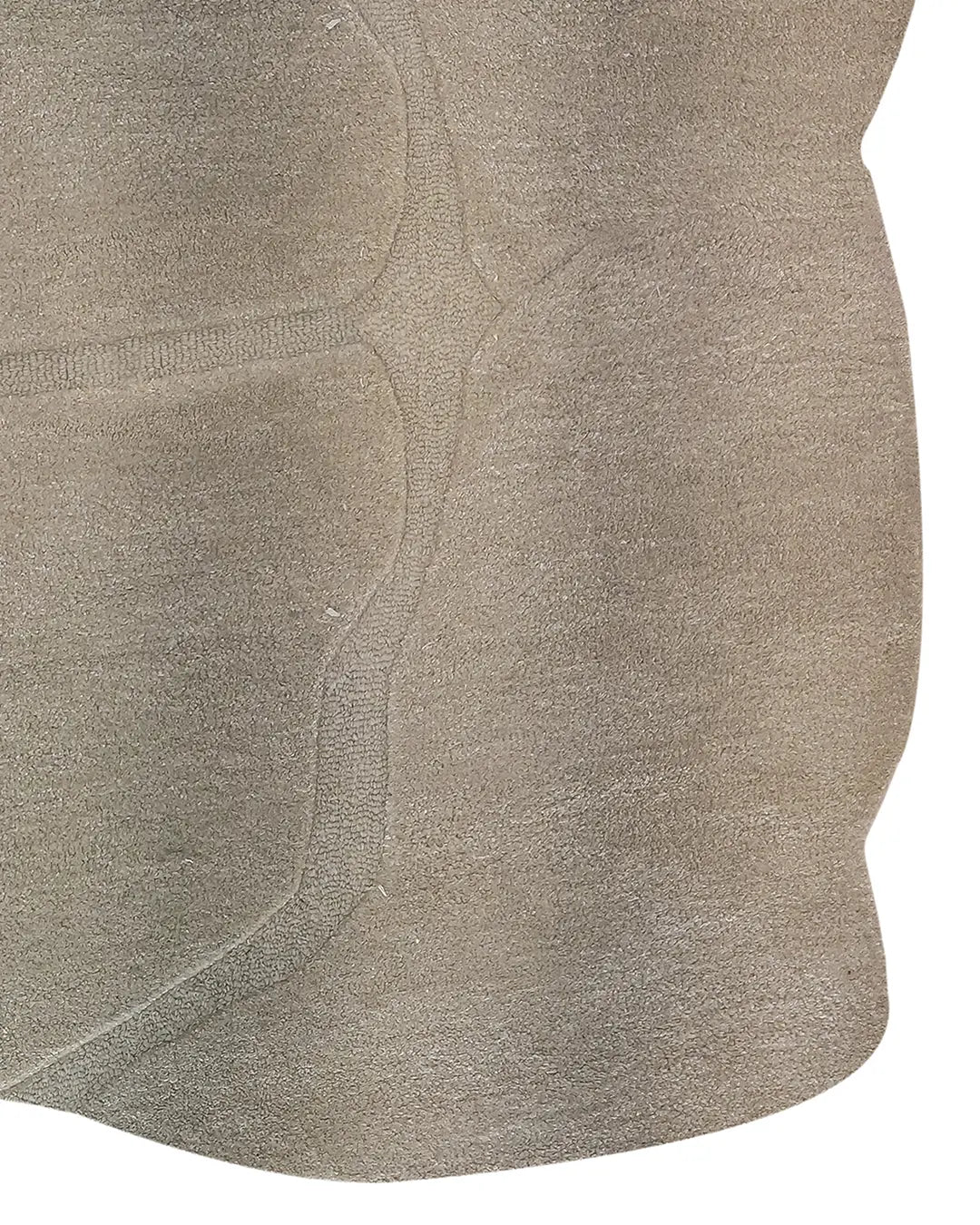 Hand Tufted Wool Viscose Ivory Area Rug