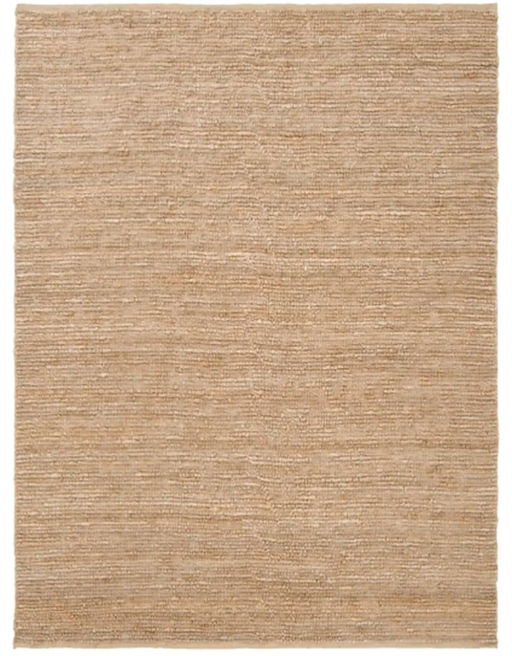 Hand Woven Continental Beige Jute Rug