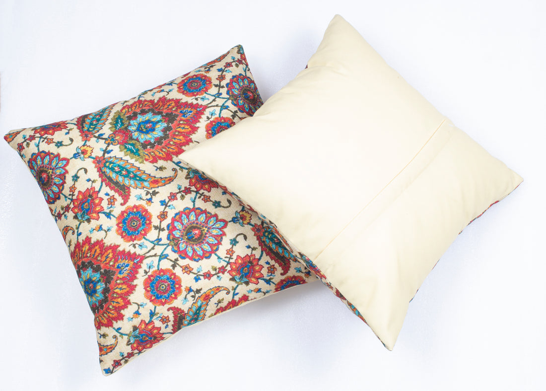 Digital Multi Printed Cotton Cushion Cover (Set of 2)