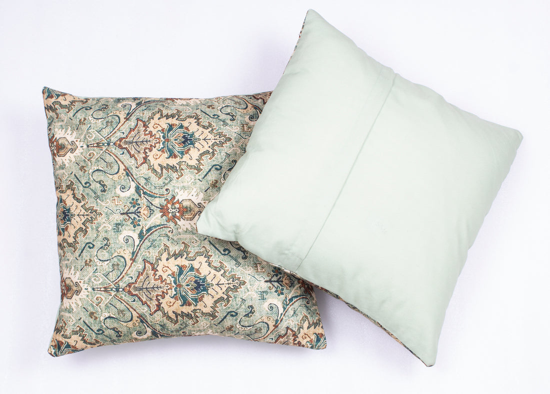 Digital Multi Printed Cotton Cushion Cover (Set of 2)