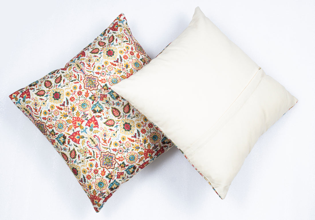 Digital Multi Printed Cotton Cushion Cover (Set of 2)