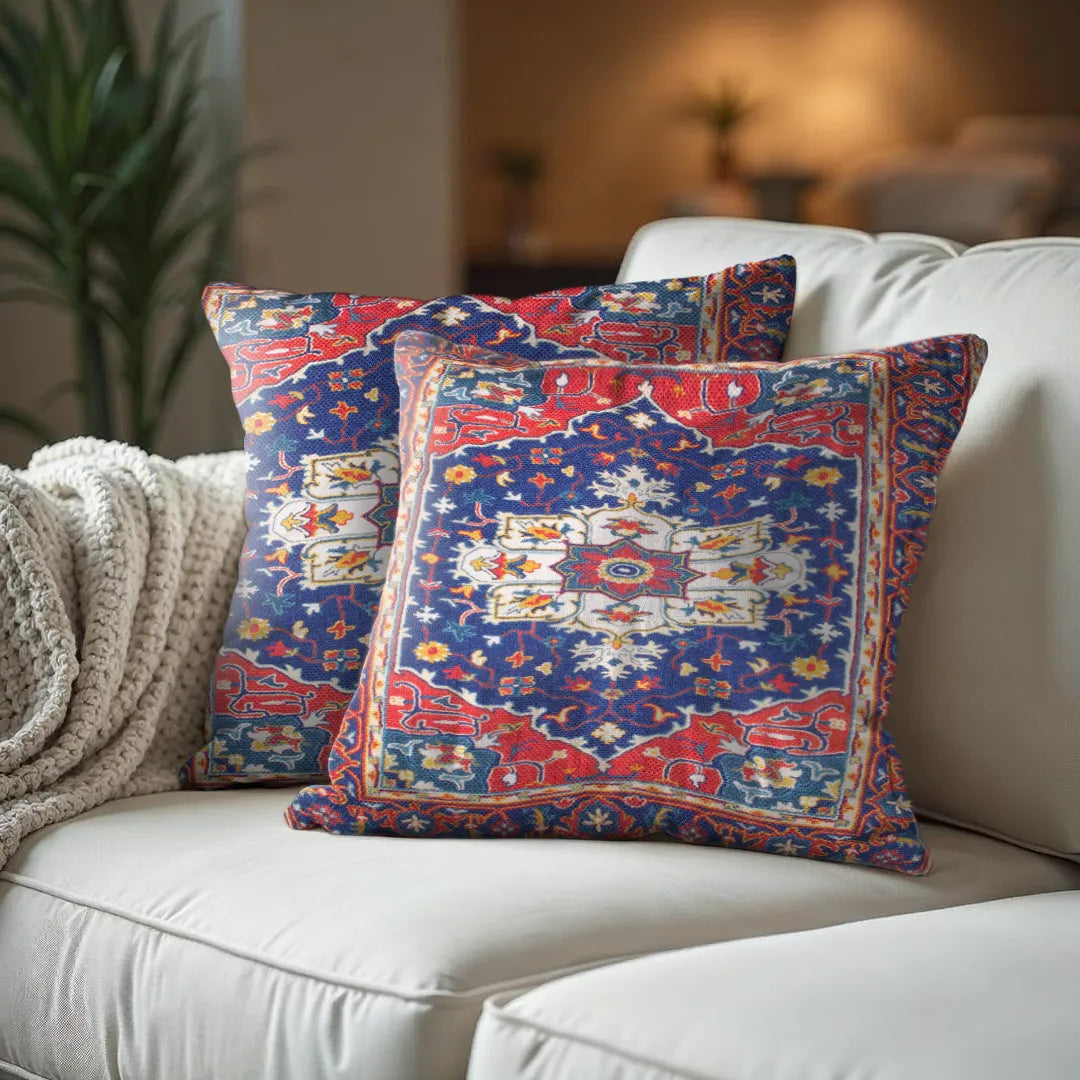 Persian Medallion Design Inspired Patterns Cushion Covers