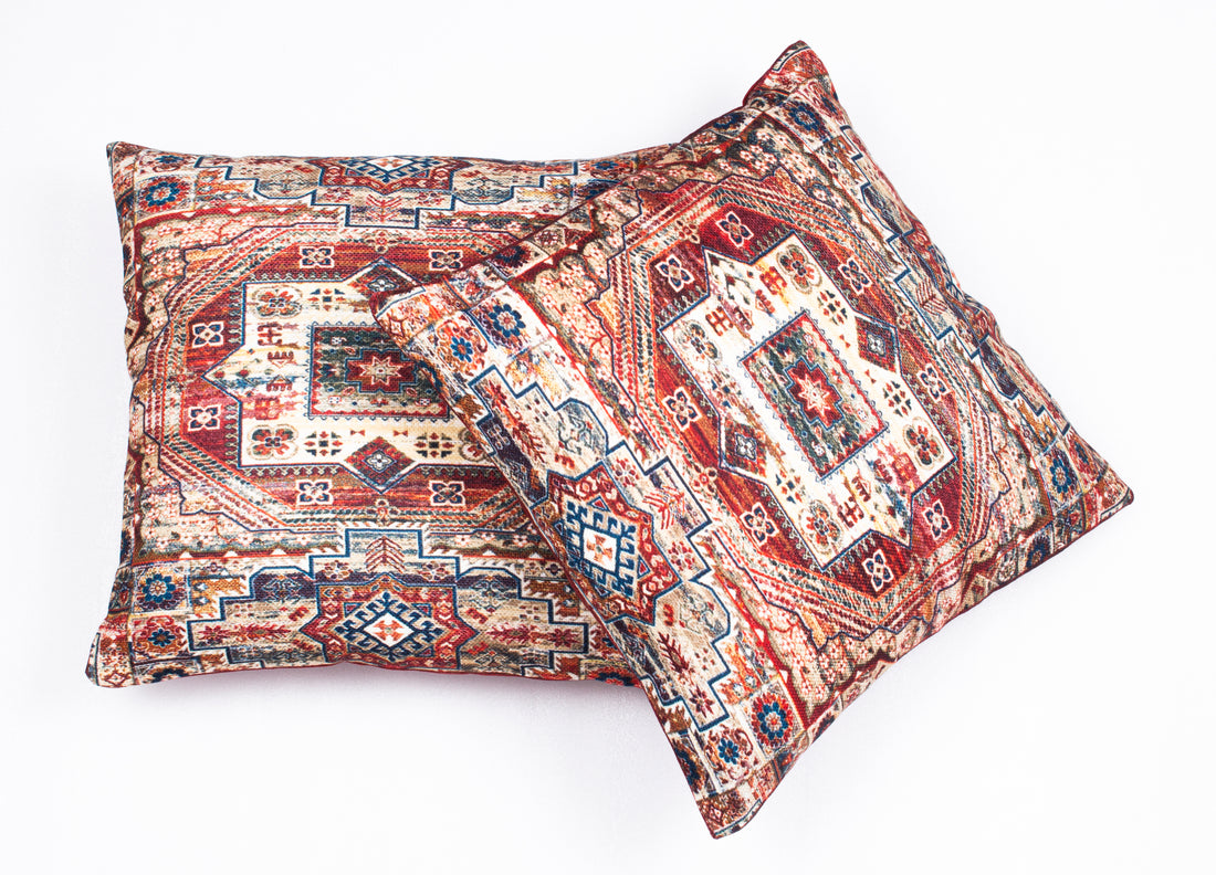 Digital Multi Printed Cotton Cushion Cover (Set of 2)