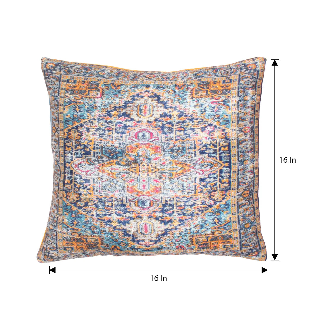 Vintage Persian Rug-Style Cushion Cover