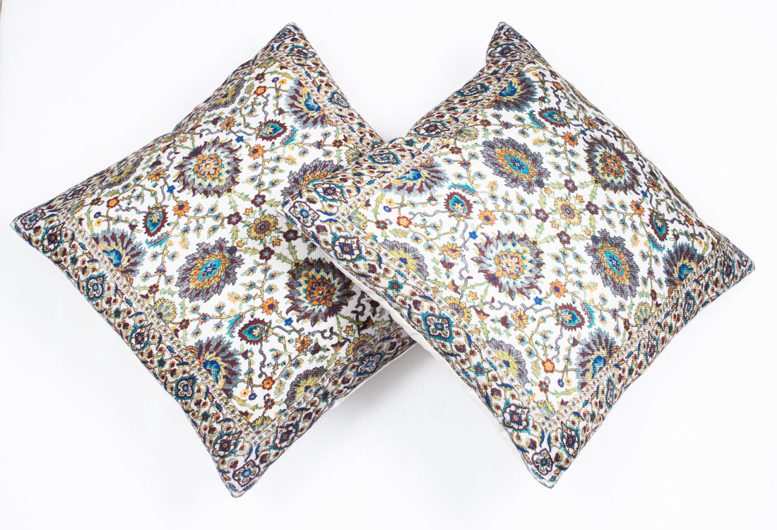 Digital Multi Printed Cotton Cushion Cover (Set of 2)