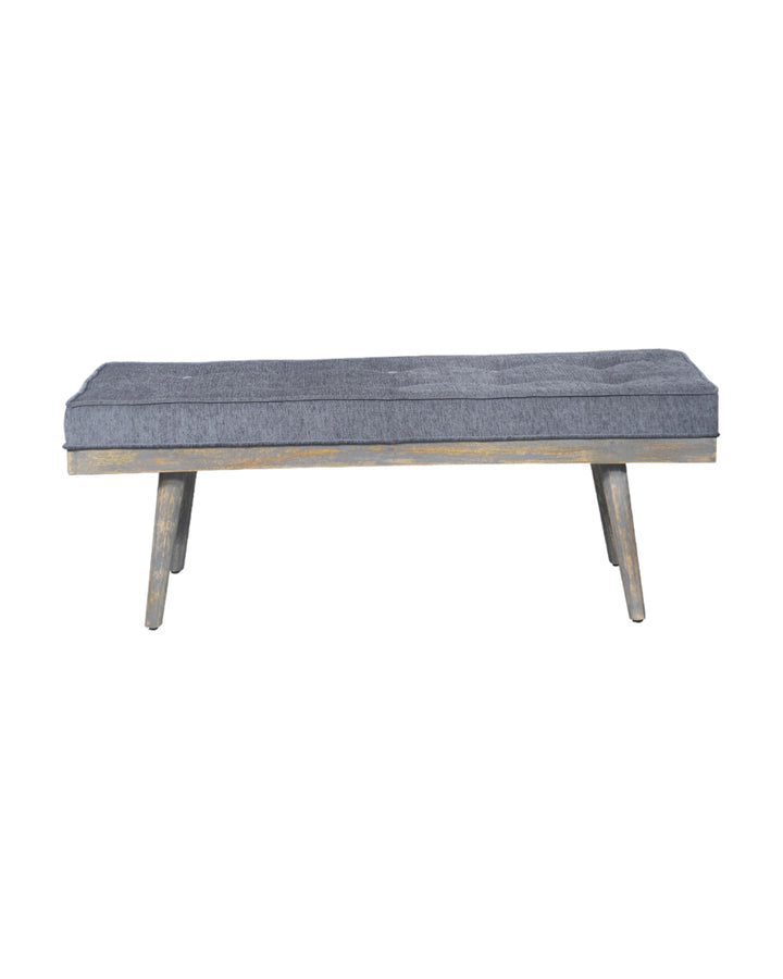 The Capella Grey Mango Wood Bench with Natural Finish