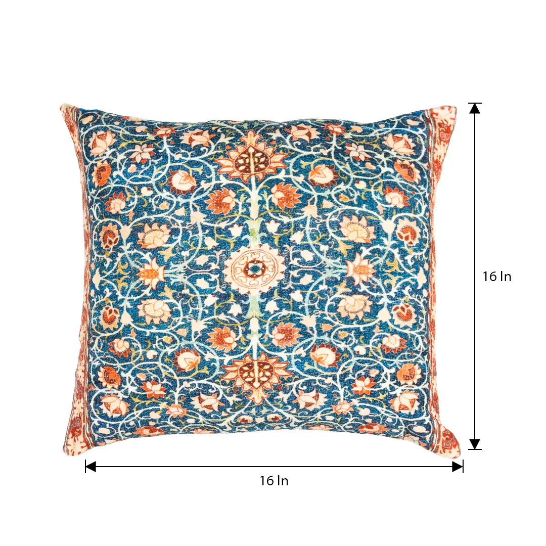 Ornate Floral Medallion Cushion Cover