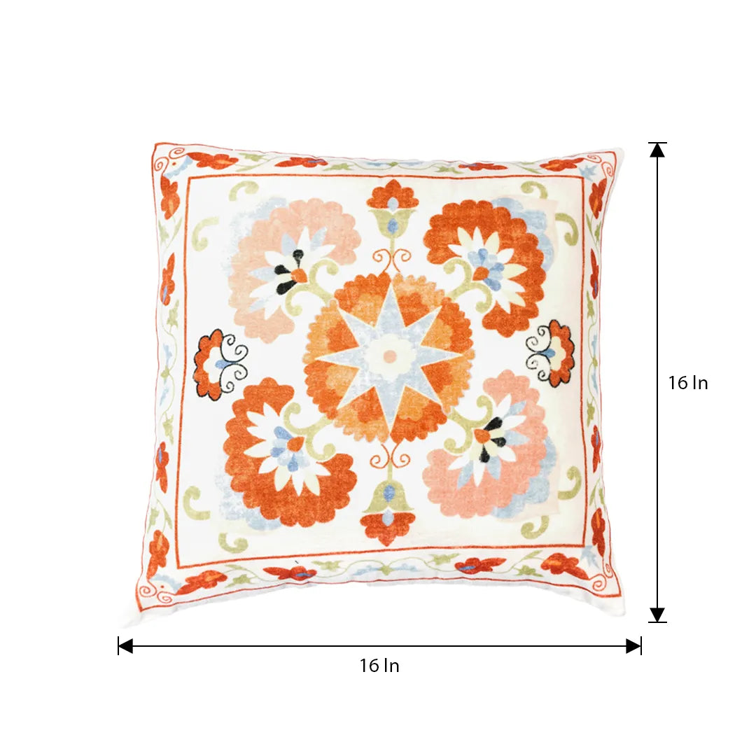 Intricate Geometric Pattern Cushion Cover