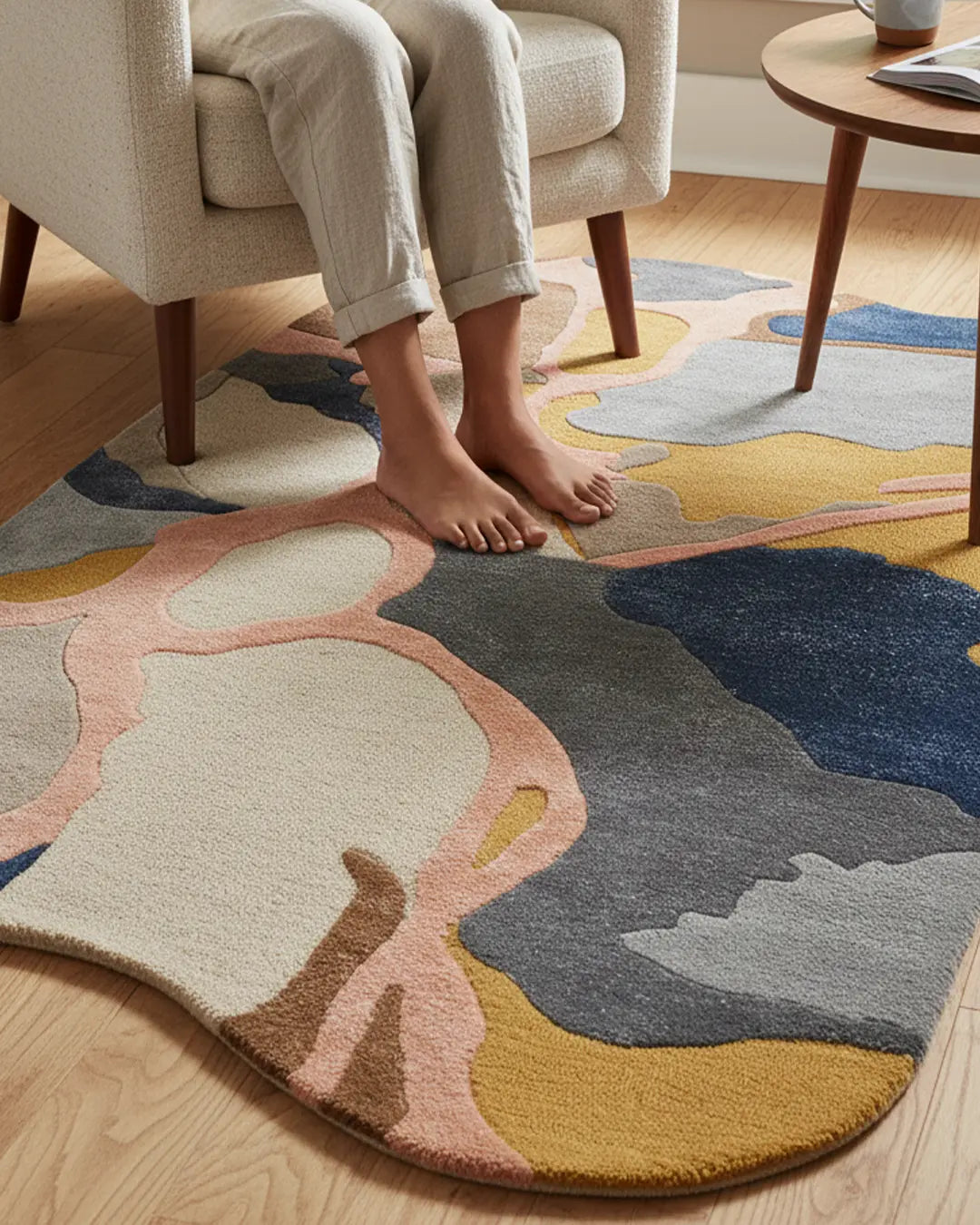 Artistic Mosaic Design Inspired by Natural Stone