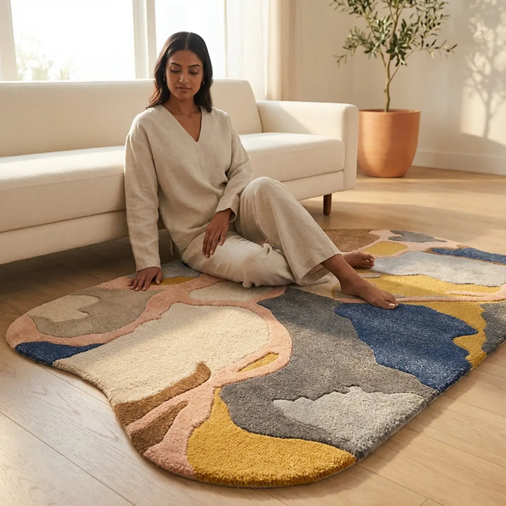 Artistic Mosaic Design Inspired by Natural Stone