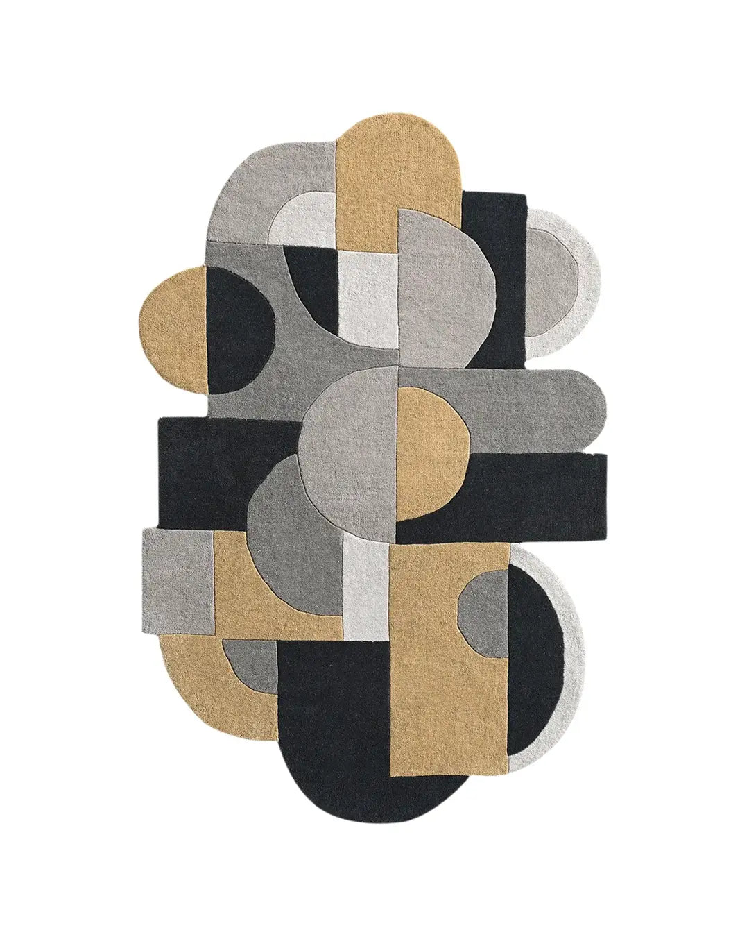 Urban Geometry Rug – Hand Tufted 100% Wool Modern Rug