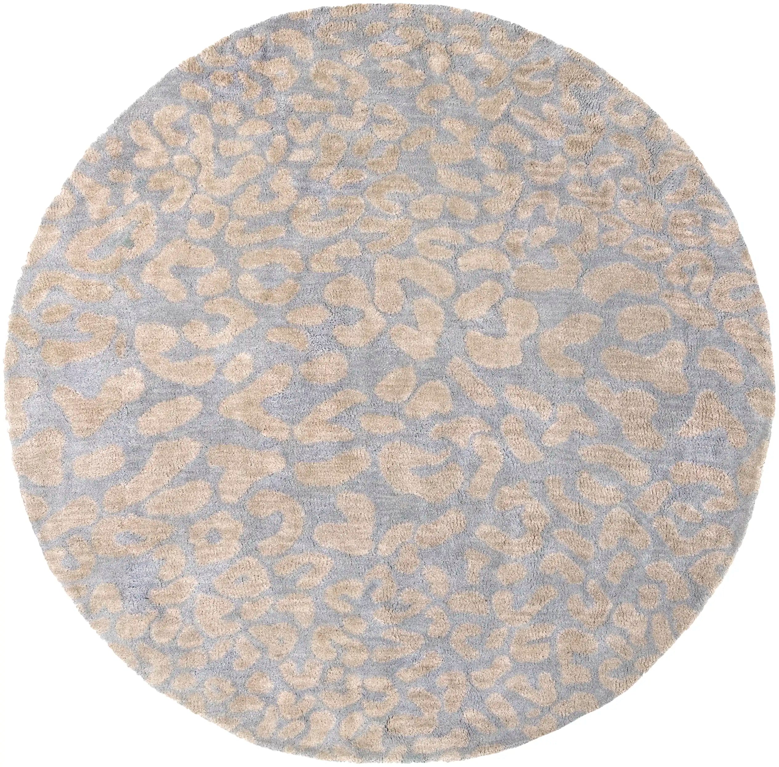 Hand Tufted Athena Gray and Beige Wool Rug
