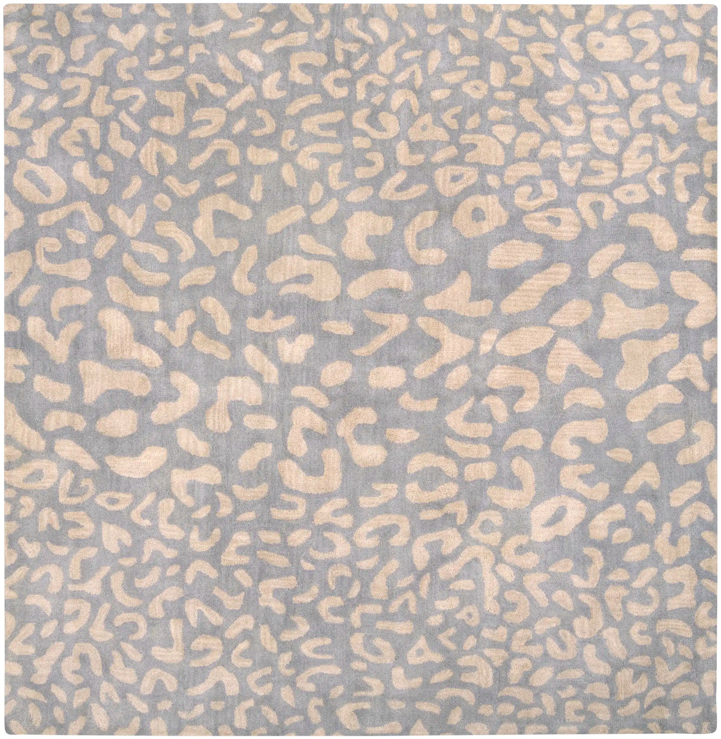 Hand Tufted Athena Gray and Beige Wool Rug