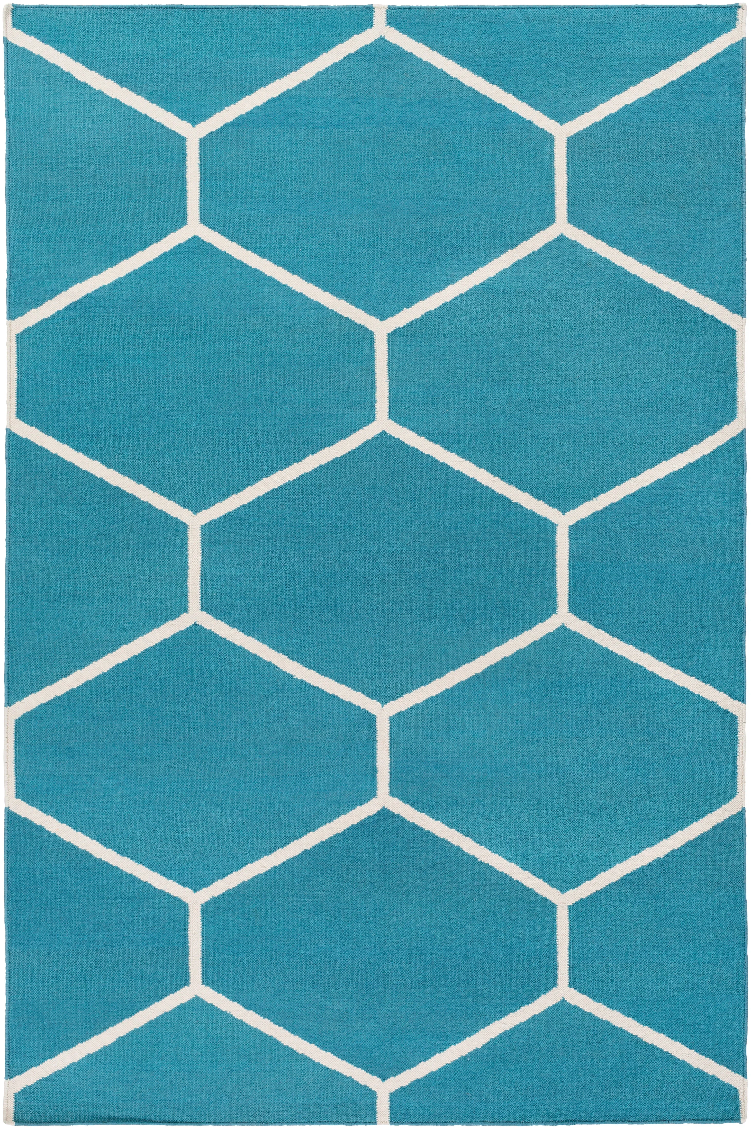 Handwoven Atrium Denim Cotton Rug