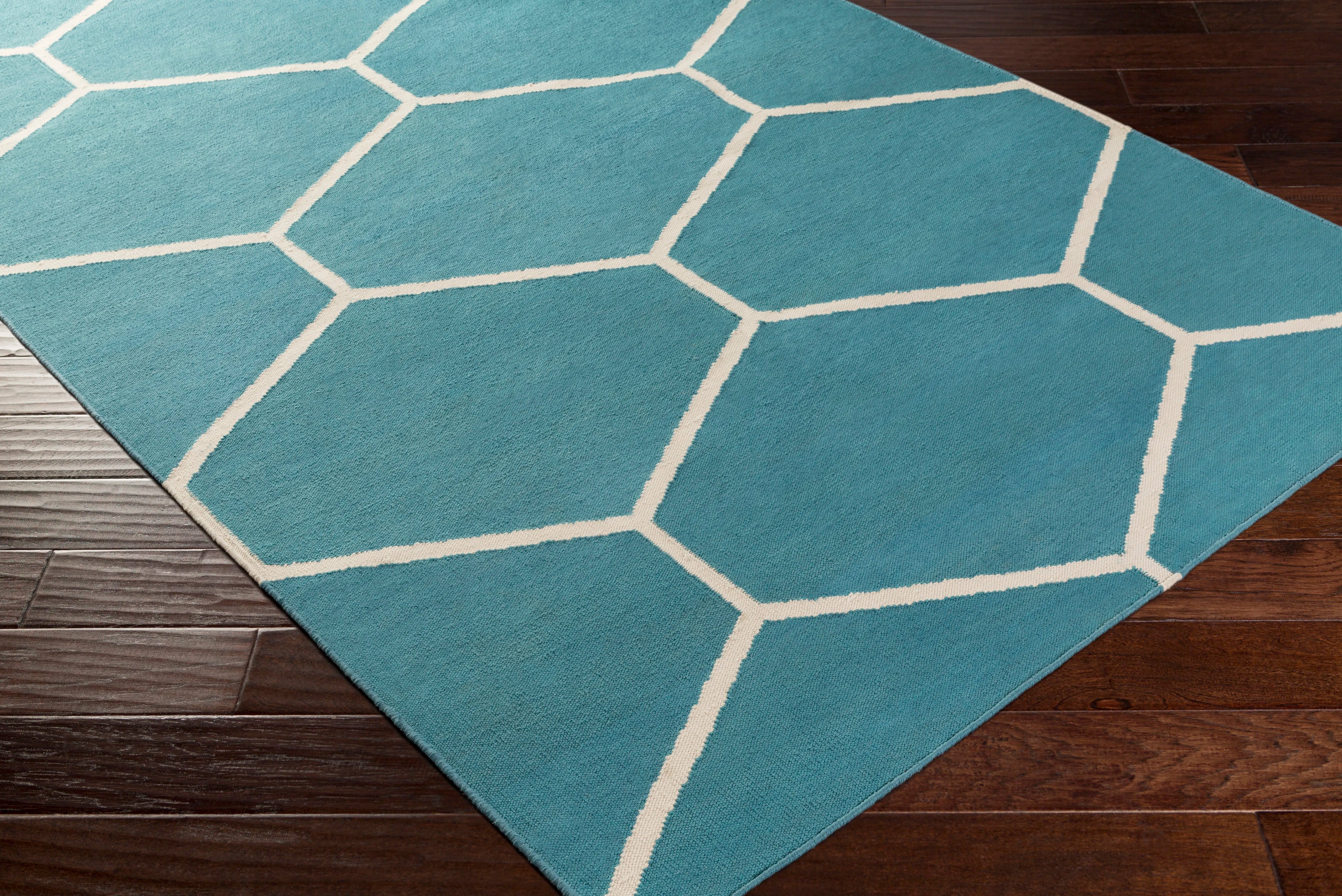 Handwoven Atrium Denim Cotton Rug