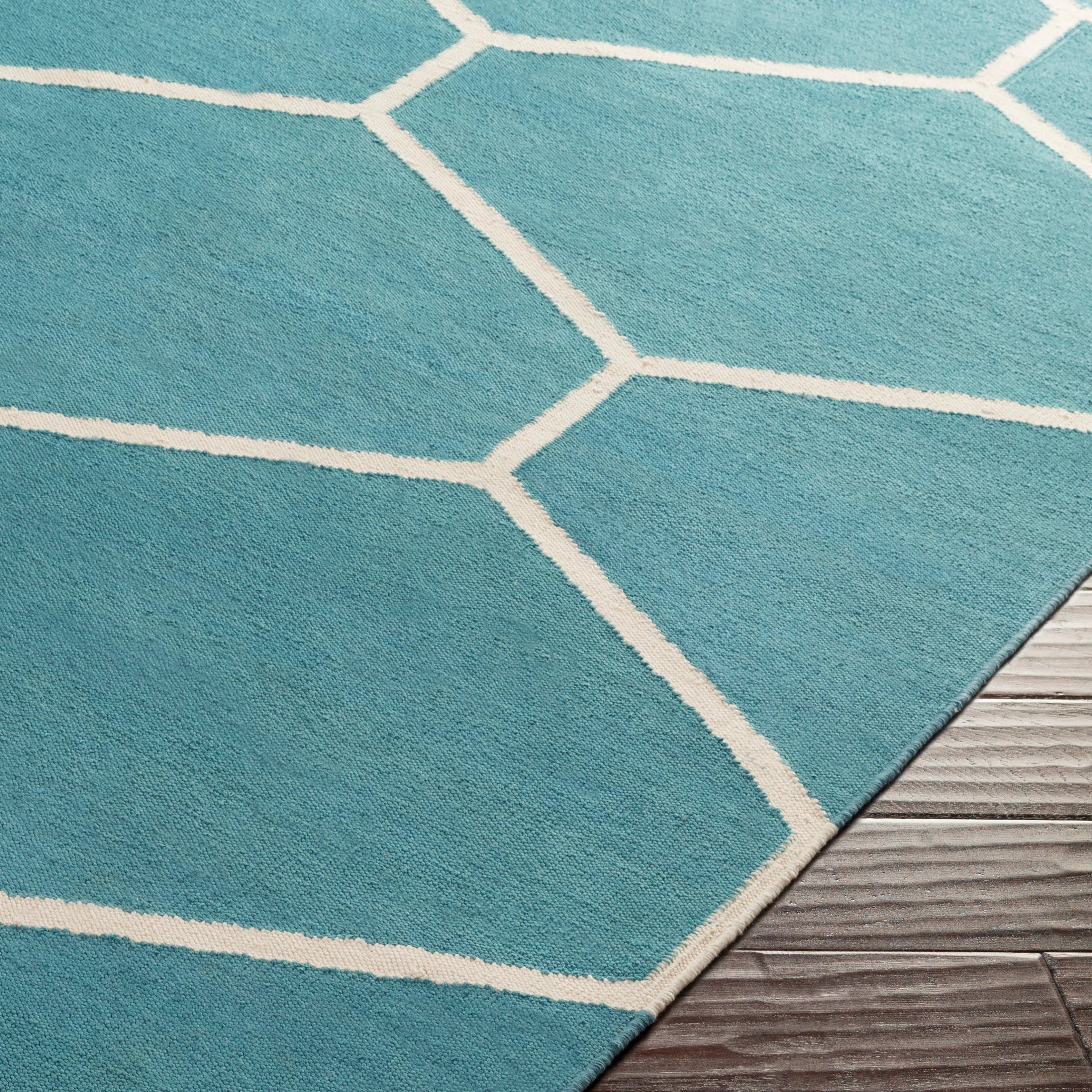 Handwoven Atrium Denim Cotton Rug